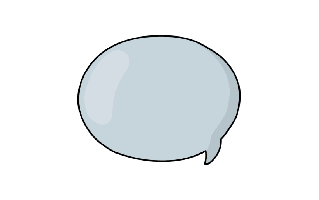 Chat Balloon Sticker PNG