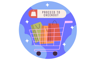 Checkout Sticker PNG