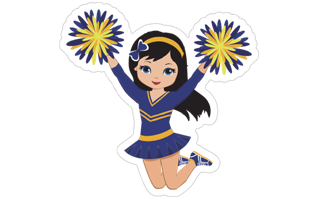 Cheerleaders Free Sticker PNG