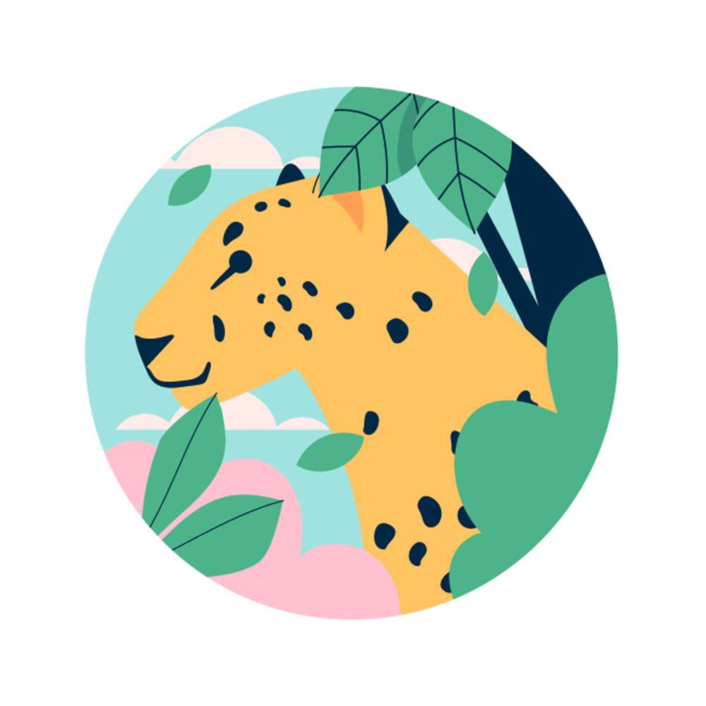 Cheetah Free Sticker Transparent Picture