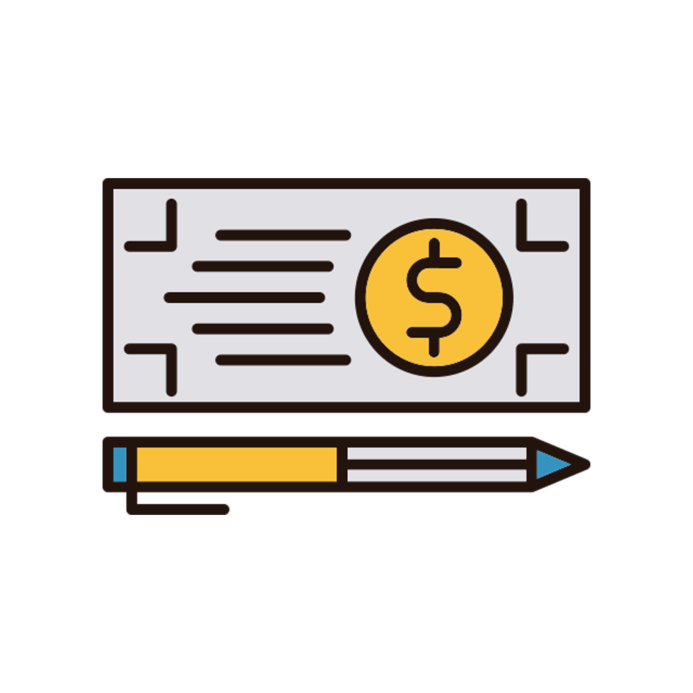 Cheque Sticker Transparent Image