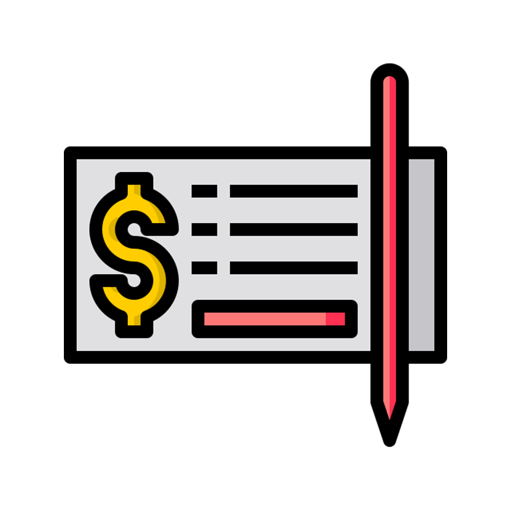 Cheque Sticker Transparent Picture
