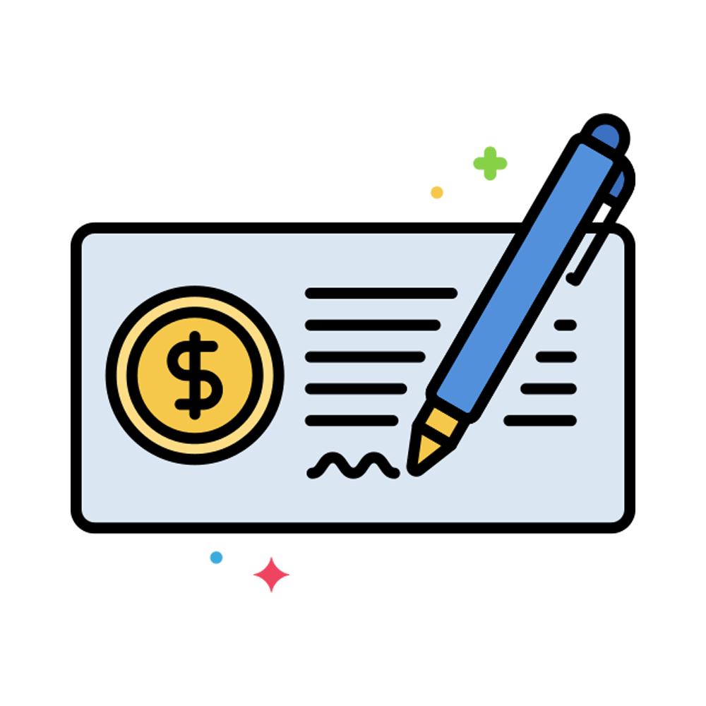 Cheque Sticker Transparent Gallery