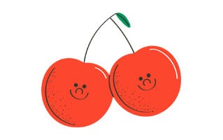 Cherries Sticker PNG