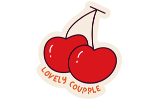 Cherry Sticker PNG
