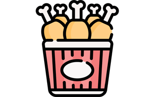 Chicken Bucket Free Sticker PNG