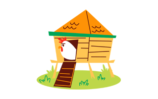 Chicken Coop Stickers PNG
