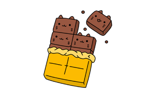 Chocolates Sticker PNG