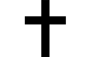 Christian Cross Silhoutte PNG