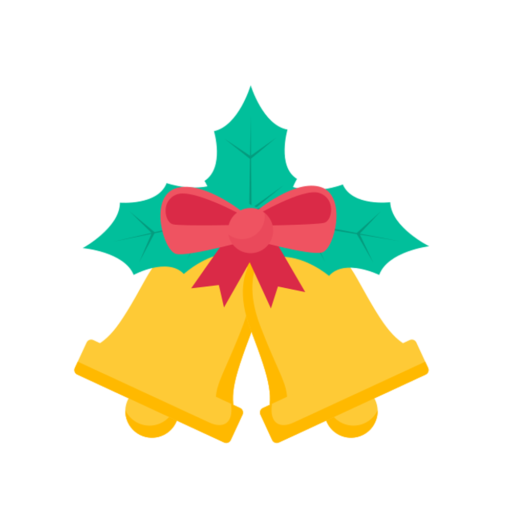 Christmas Bell Free Sticker Transparent Gallery