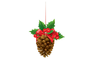 Christmas Pine Cone PNG