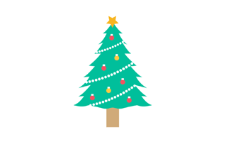 Christmas Tree Free Sticker PNG