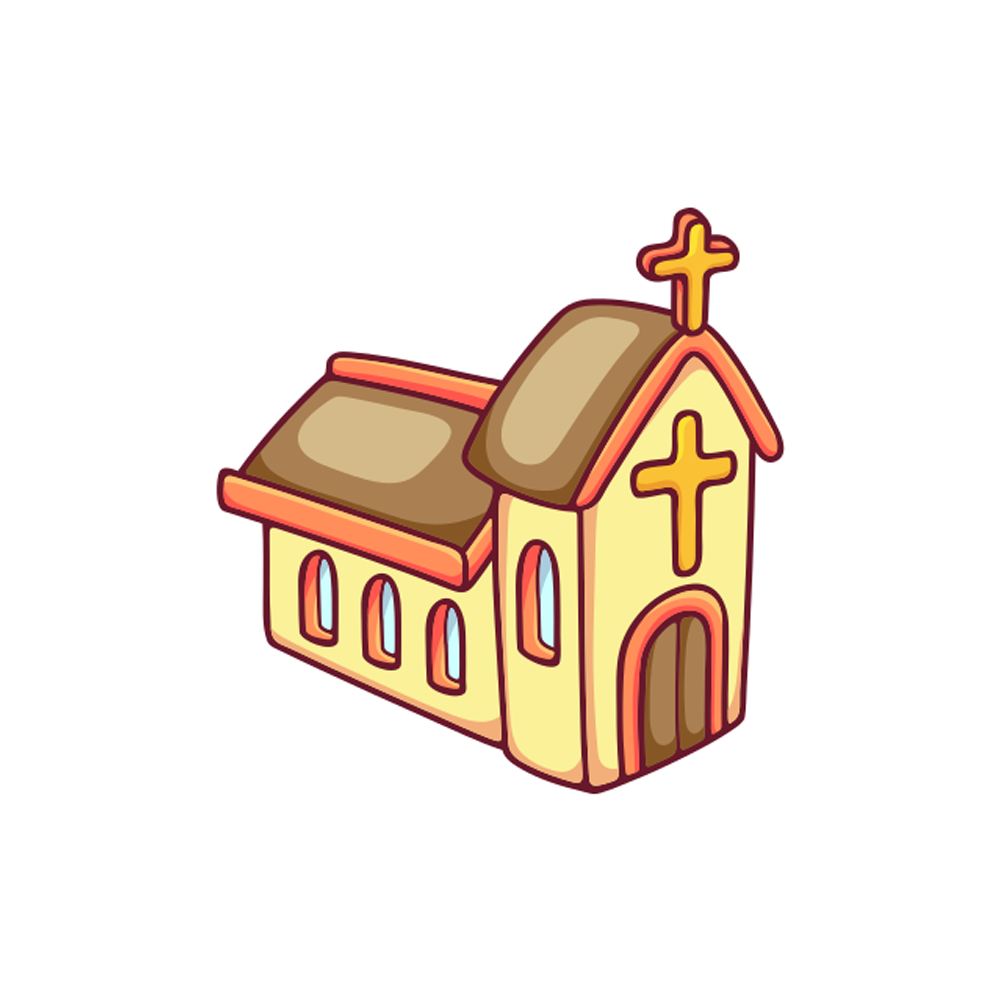 Church Free Sticker Transparent Image