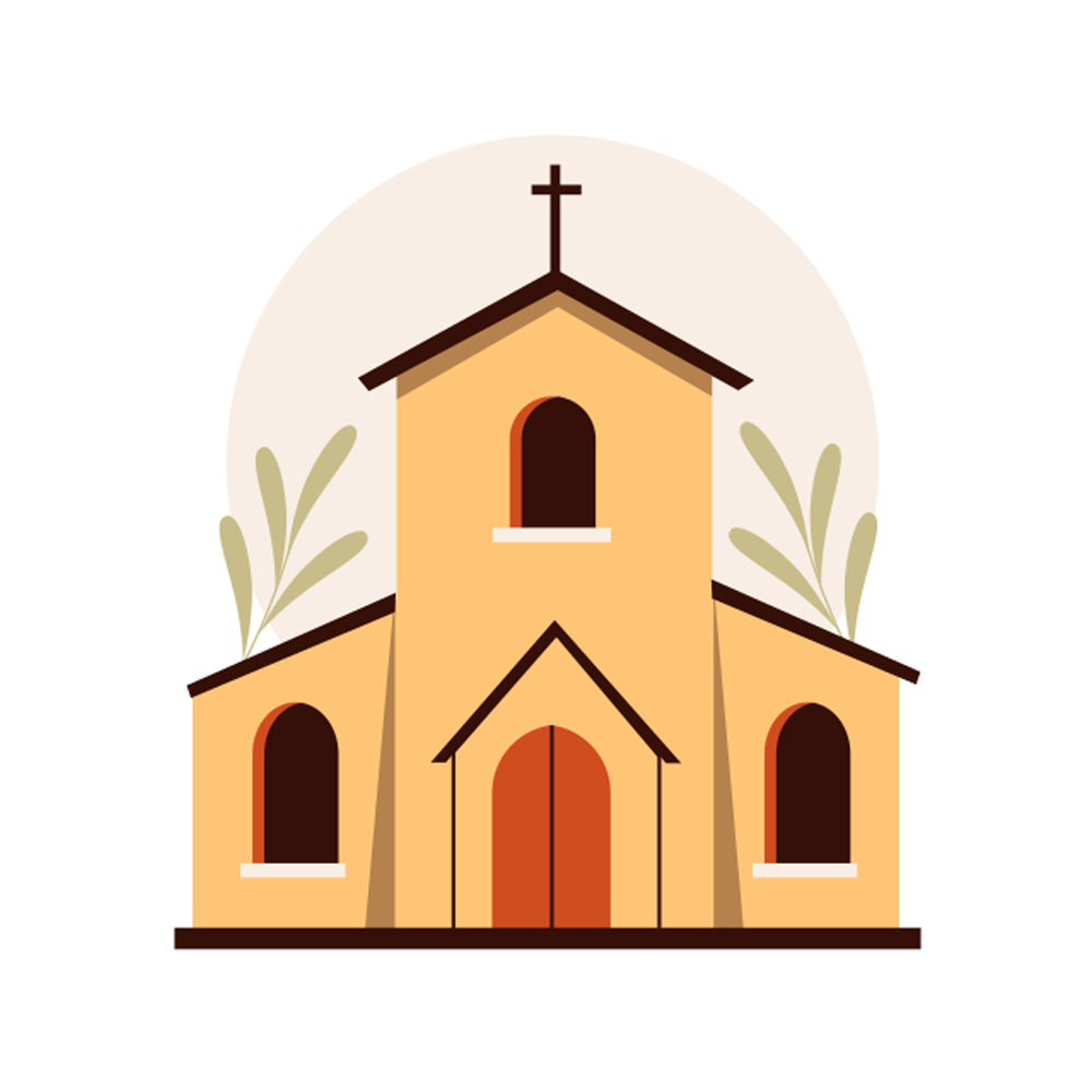Church Free Sticker Transparent Clipart