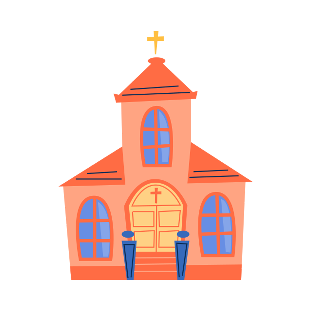Church Free Sticker Transparent Gallery