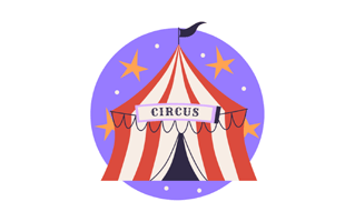 Circus Free Sticker PNG