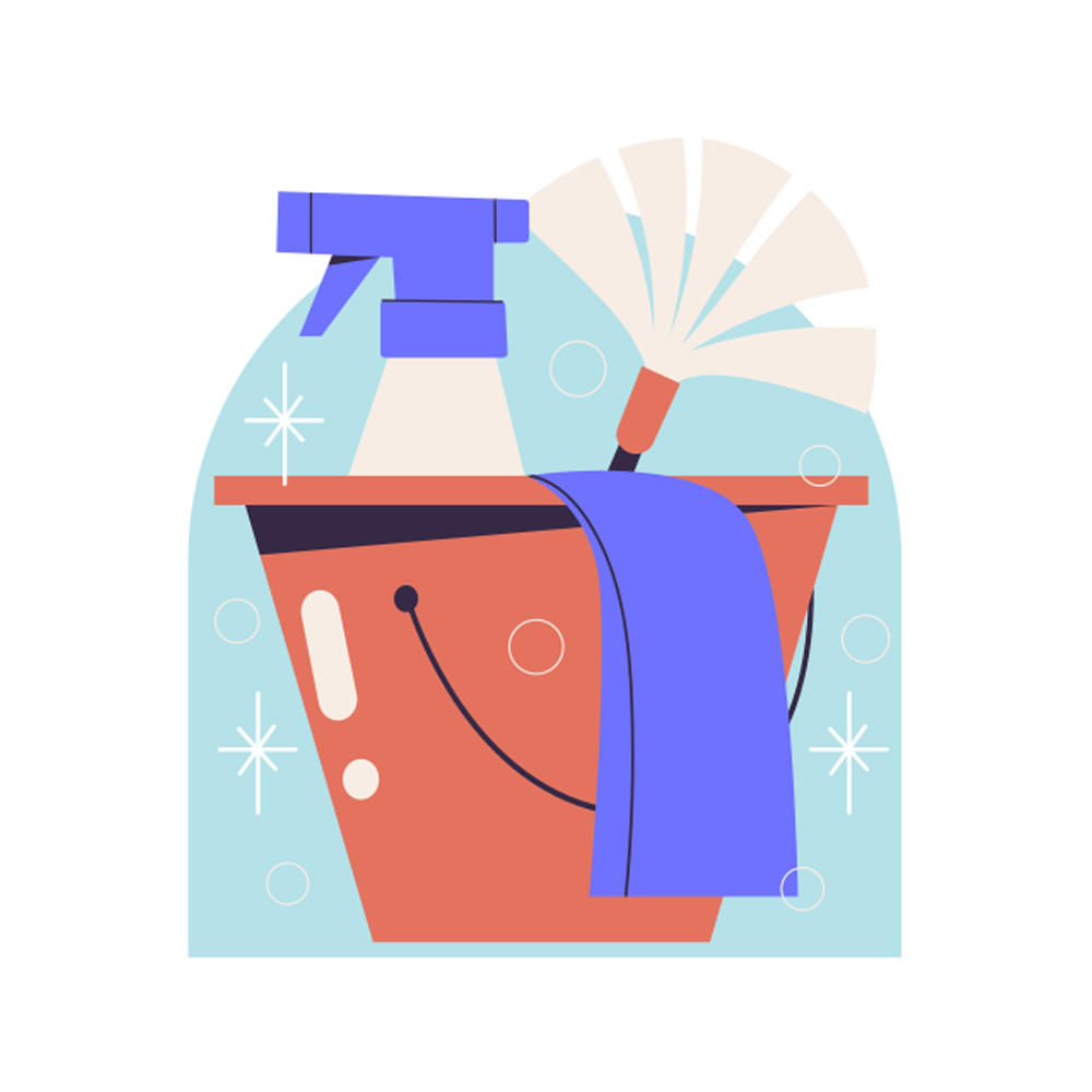 Cleaner Free Sticker Transparent Clipart