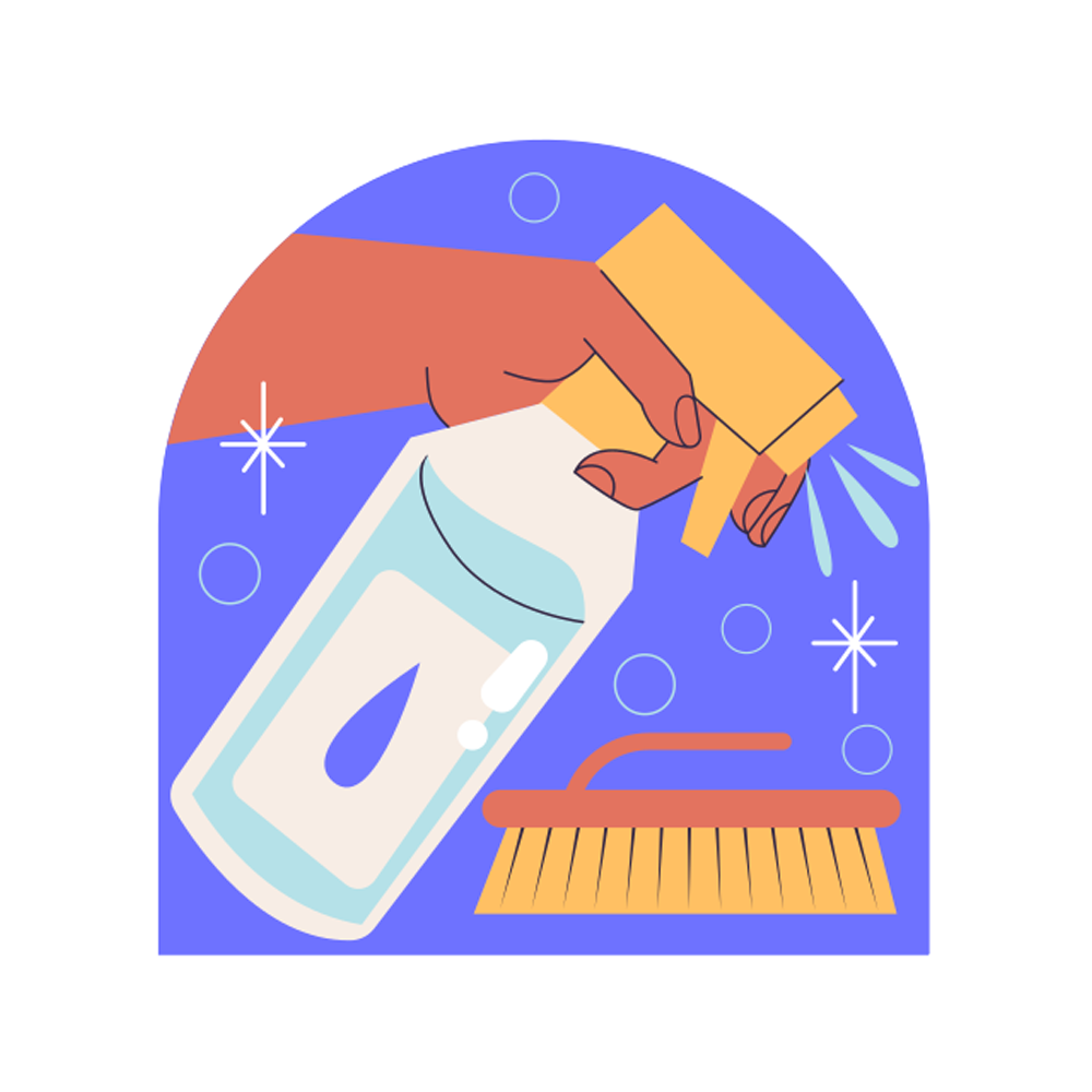 Cleaner Sticker Transparent Picture