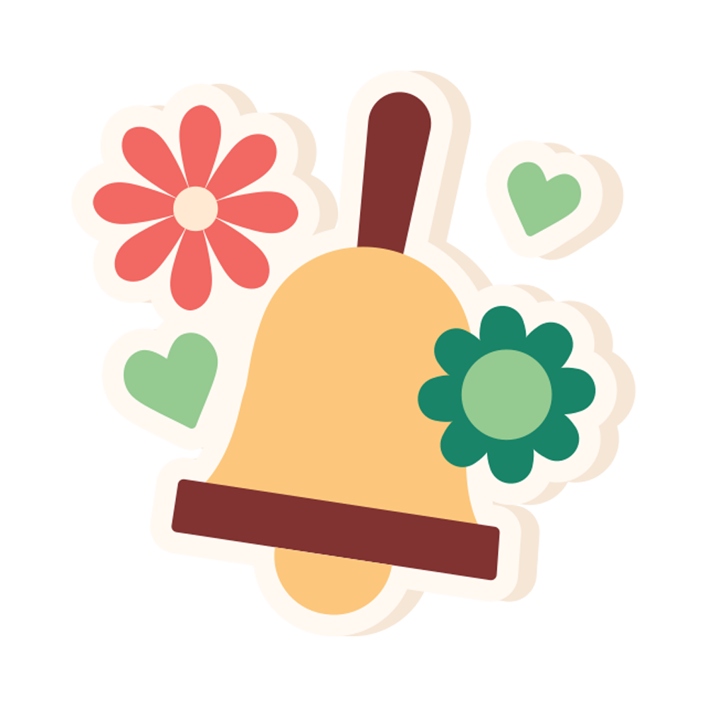 Cloche Sticker Transparent Picture