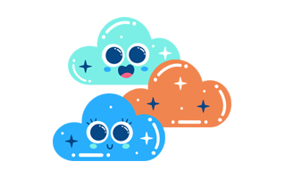 Cloud Sticker PNG