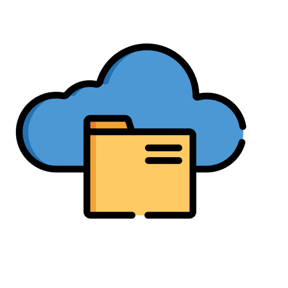 Cloud Storage Sticker Transparent Picture