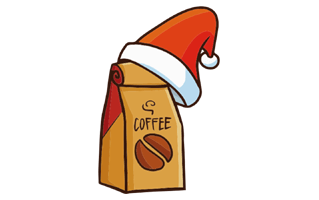 Coffee Bag Sticker PNG