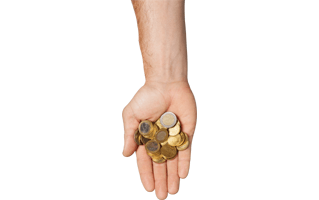 Coin In Hand PNG