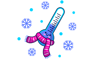 Cold Sticker PNG