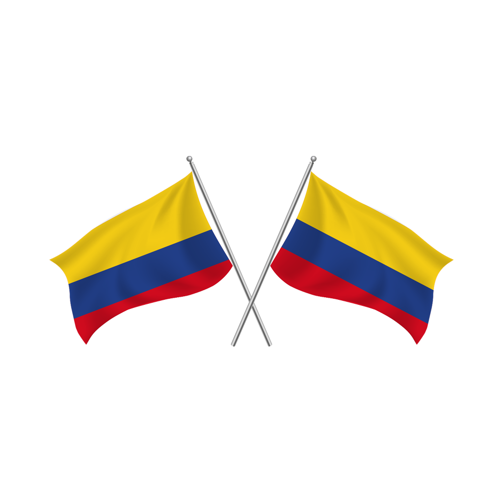 Colombia Flag  Transparent Picture