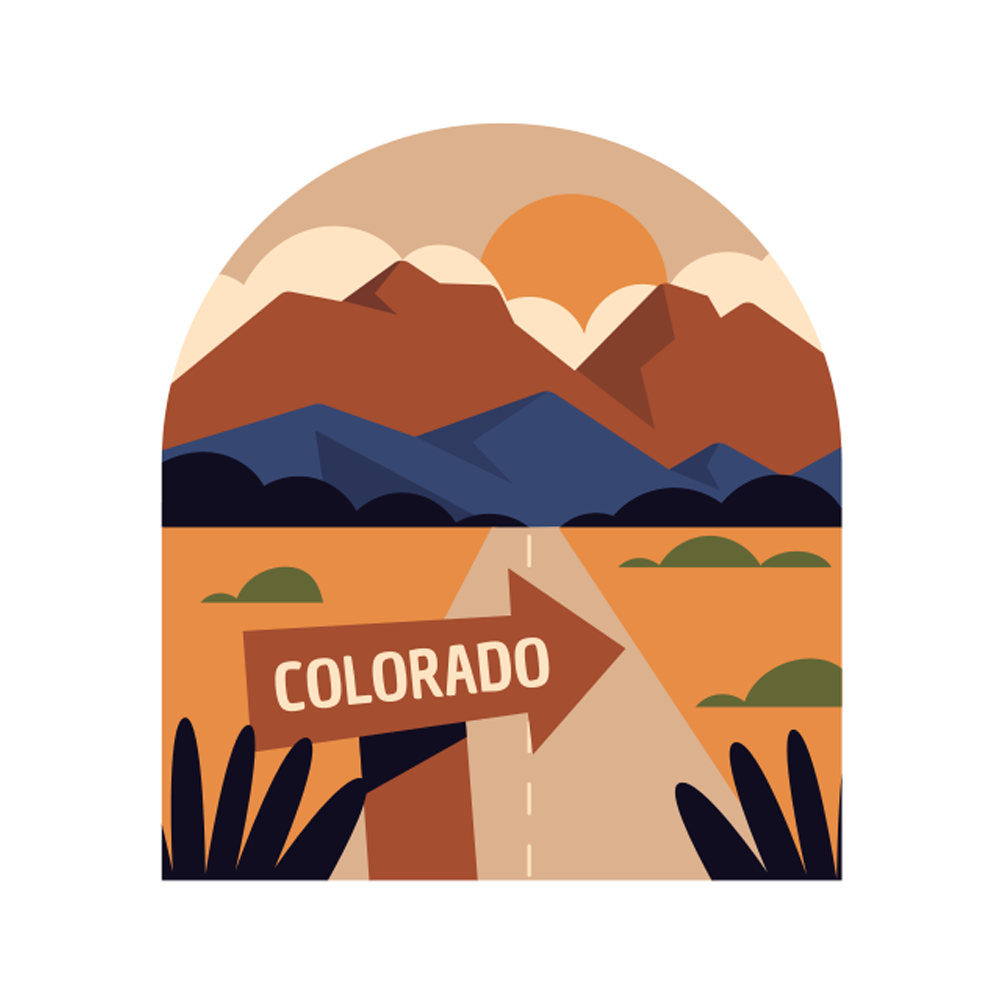 Colorado Sticker Transparent Image