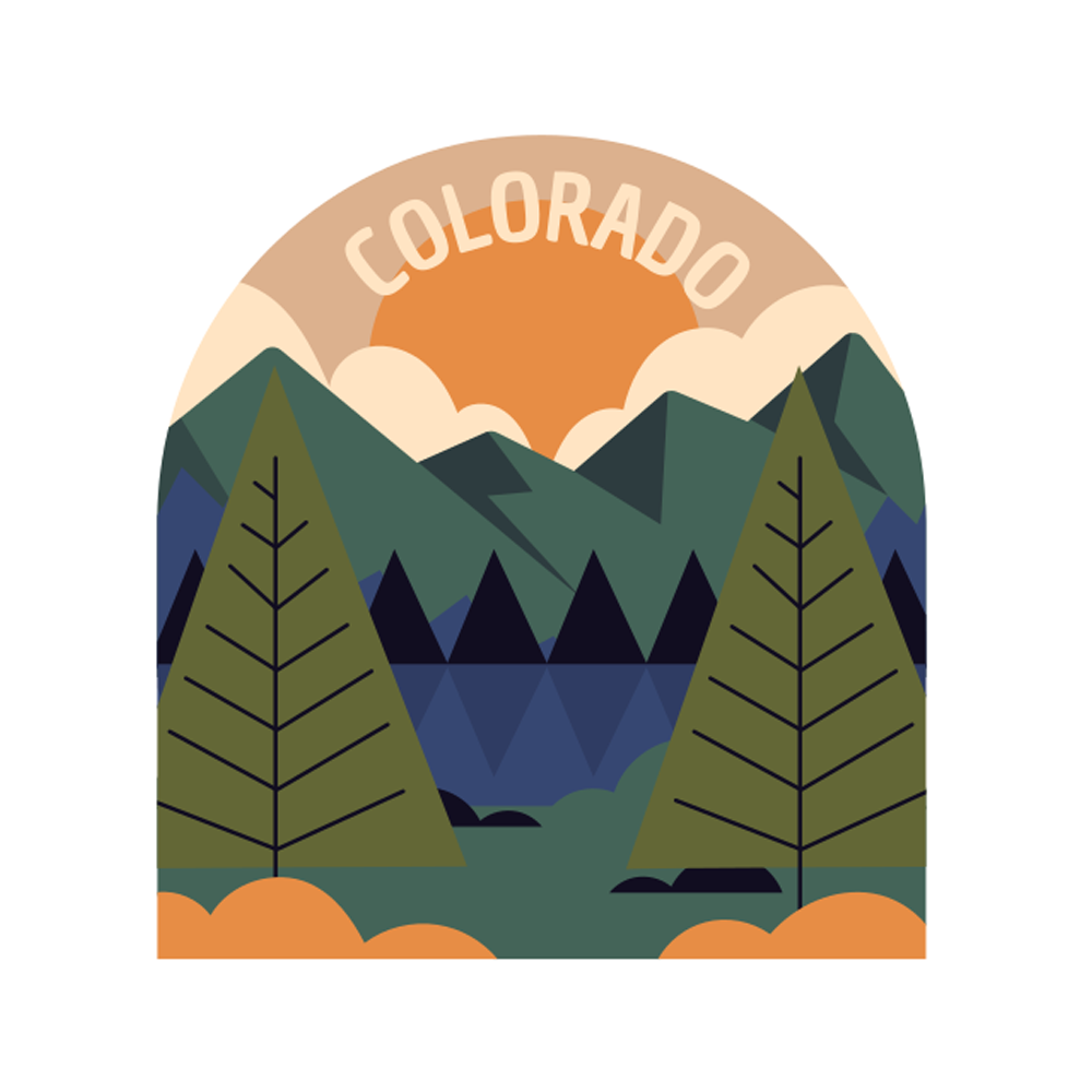 Colorado Sticker Transparent Photo