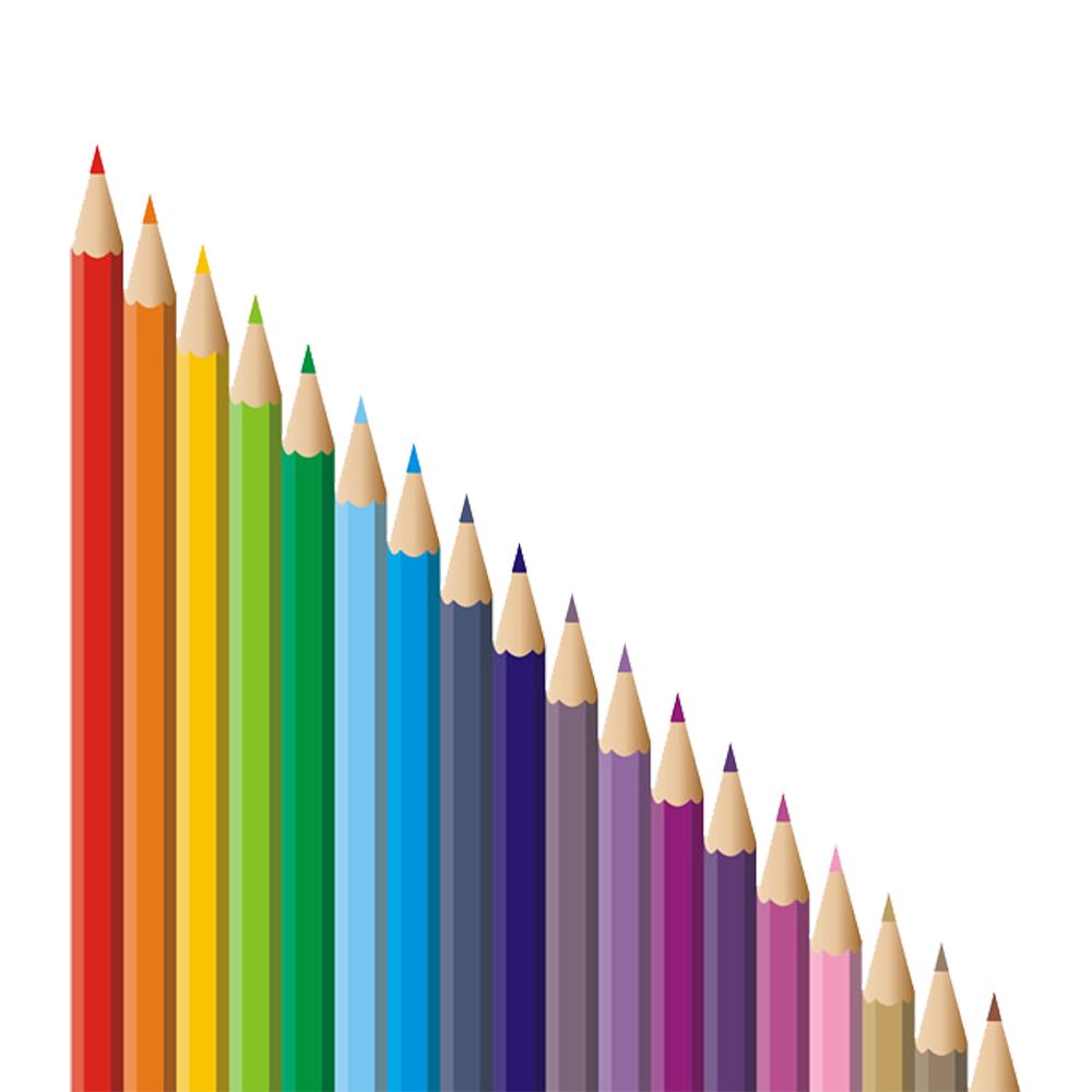 Coloured Pencil Transparent Picture
