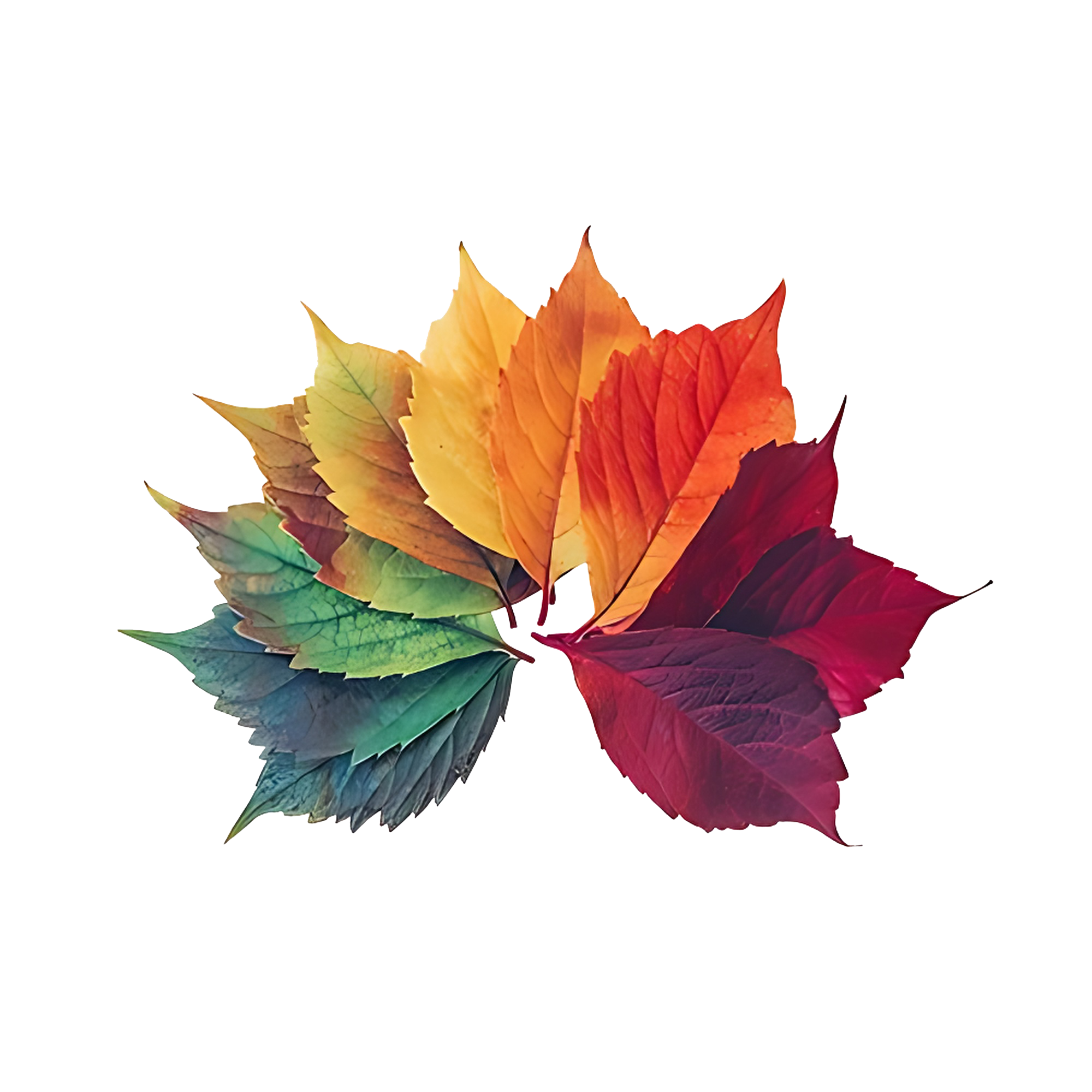 Colourful Leaf  Transparent Gallery