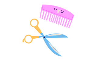 Comb Free Sticker PNG