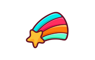 Comet Sticker PNG