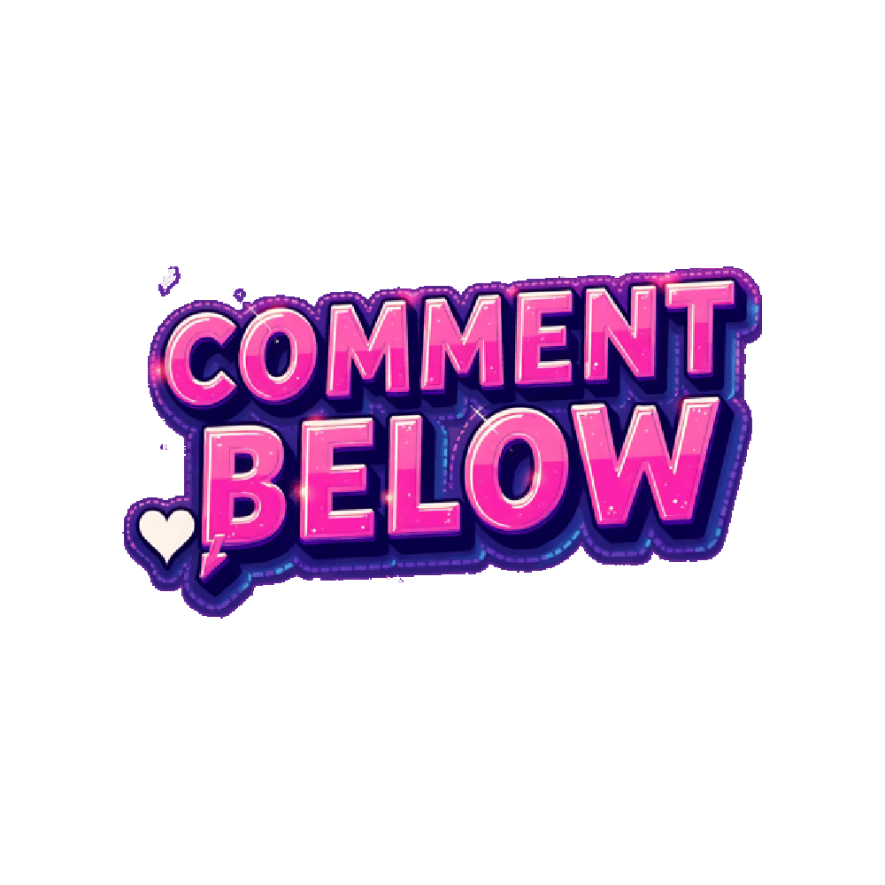 Comment Below Sticker Transparent Gallery