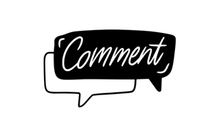 Comment Sticker PNG