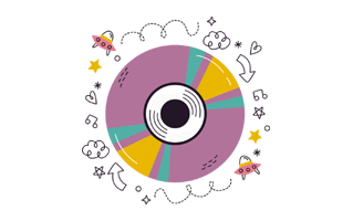 Compact Disc Free Sticker PNG