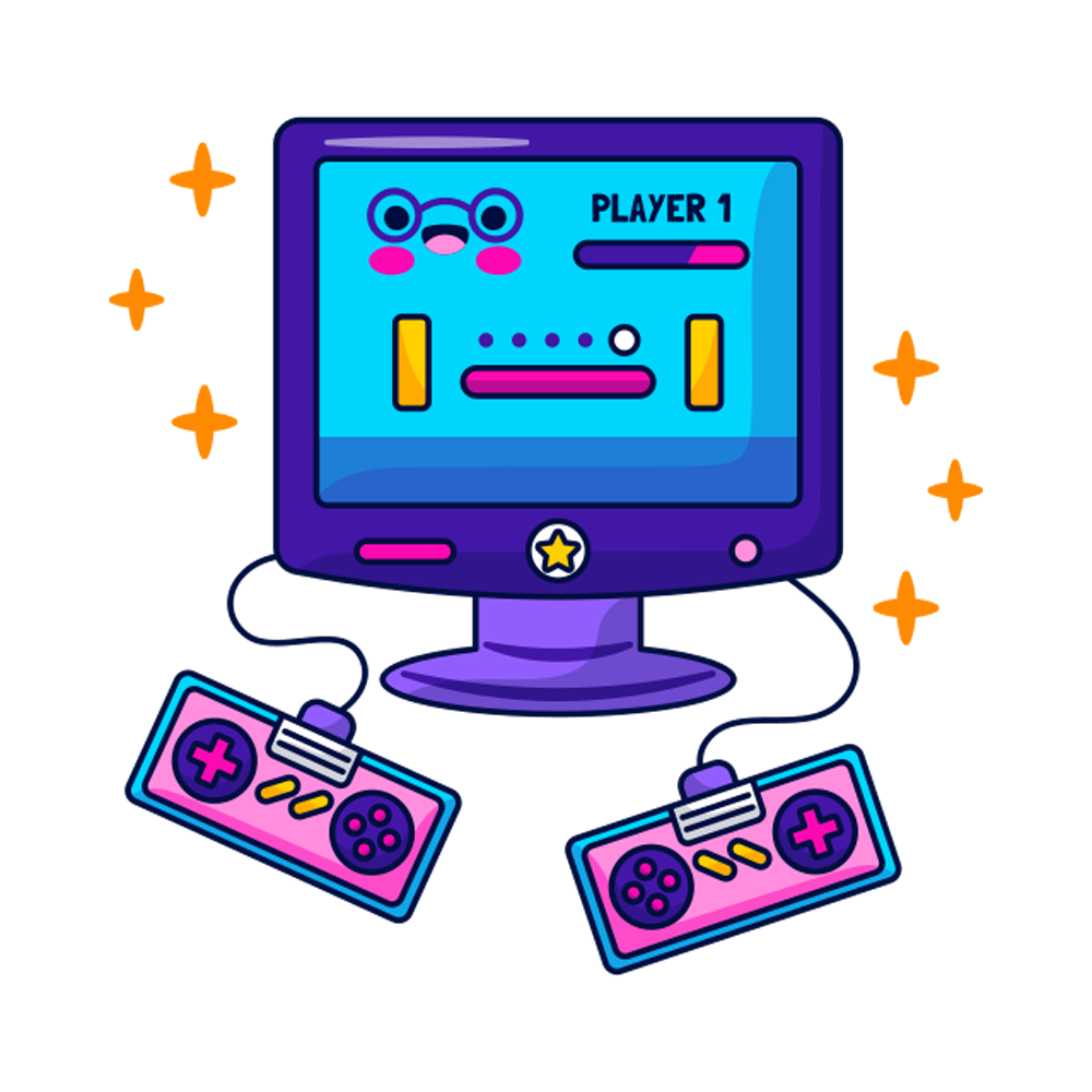 Computer Game Stickers Transparent Image
