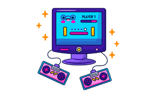 Computer Game Stickers PNG