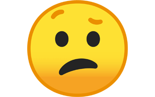 Confused Face PNG