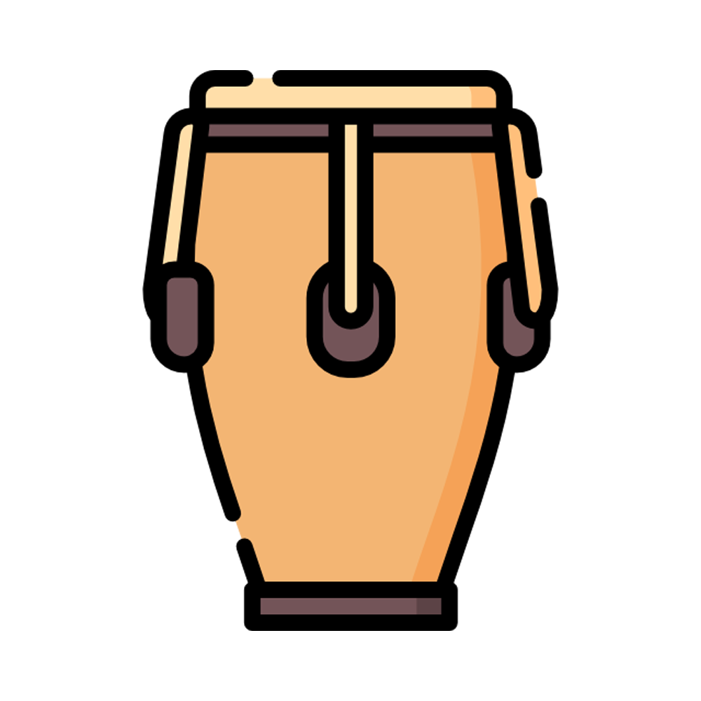 Conga Free Sticker Transparent Image