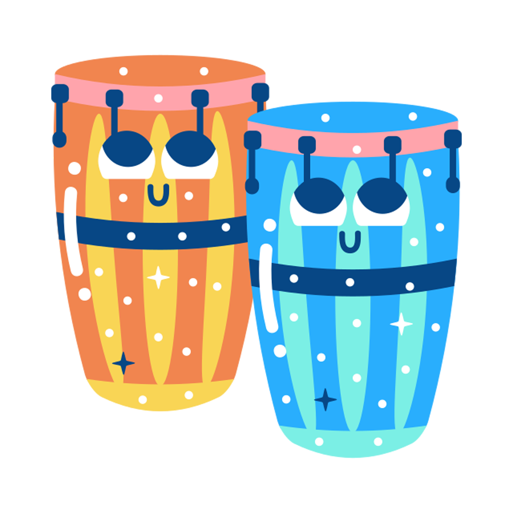 Conga Free Sticker Transparent Clipart