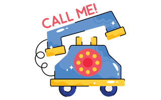 Contact Me Free Sticker PNG