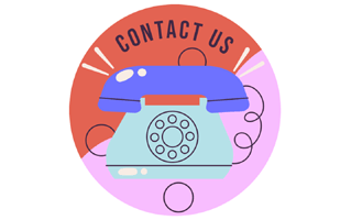 Contact Us Sticker PNG