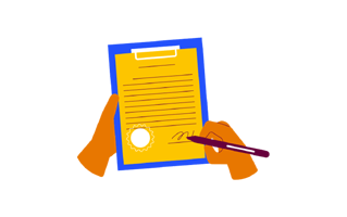 Contract Sticker PNG