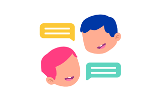 Conversation Free Sticker PNG