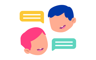 Conversation Sticker PNG