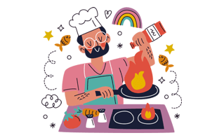 Cooking Sticker PNG