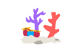 Coral Sticker PNG